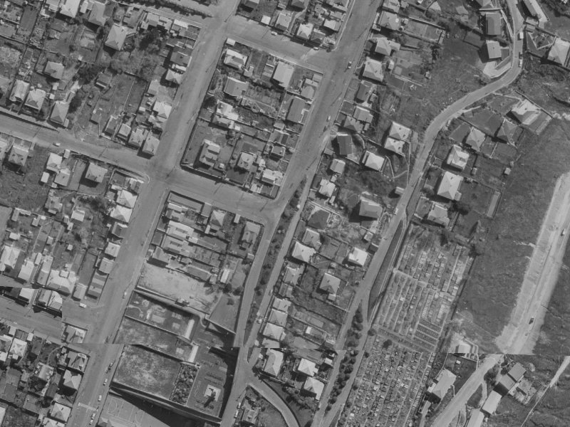 2 Exeter Street from the air, 1970-1974