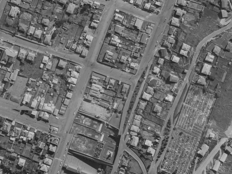 3 Exeter Street from the air, 1970-1974