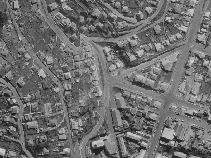 11 Coleridge Terrace from the air, 1970-1974