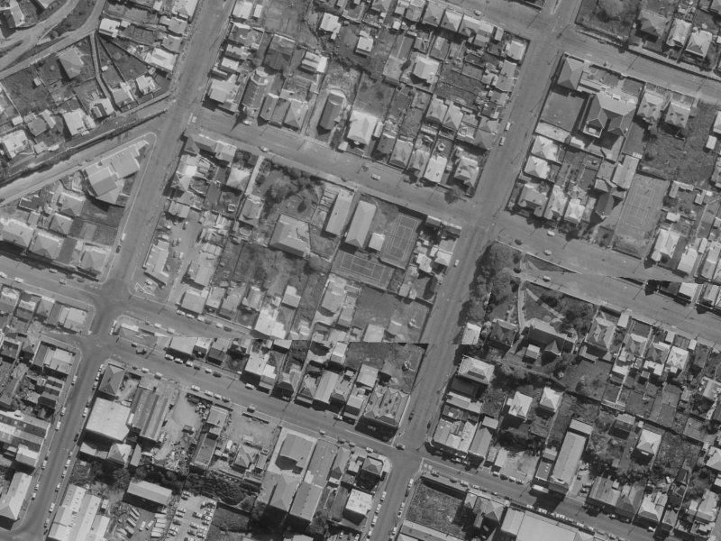 25 Winchester Street from the air, 1970-1974