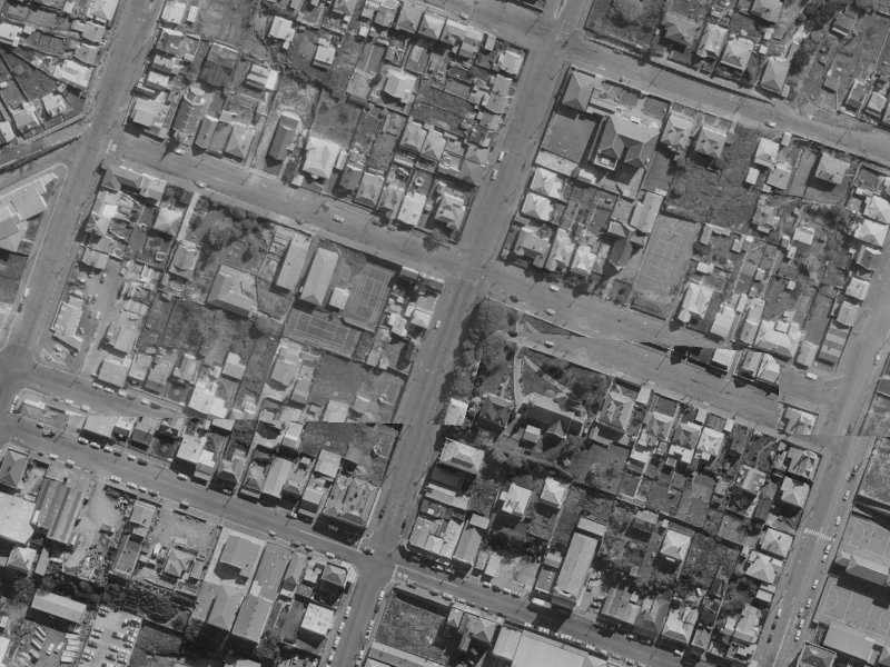 Winchester Street from the air, 1970-1974