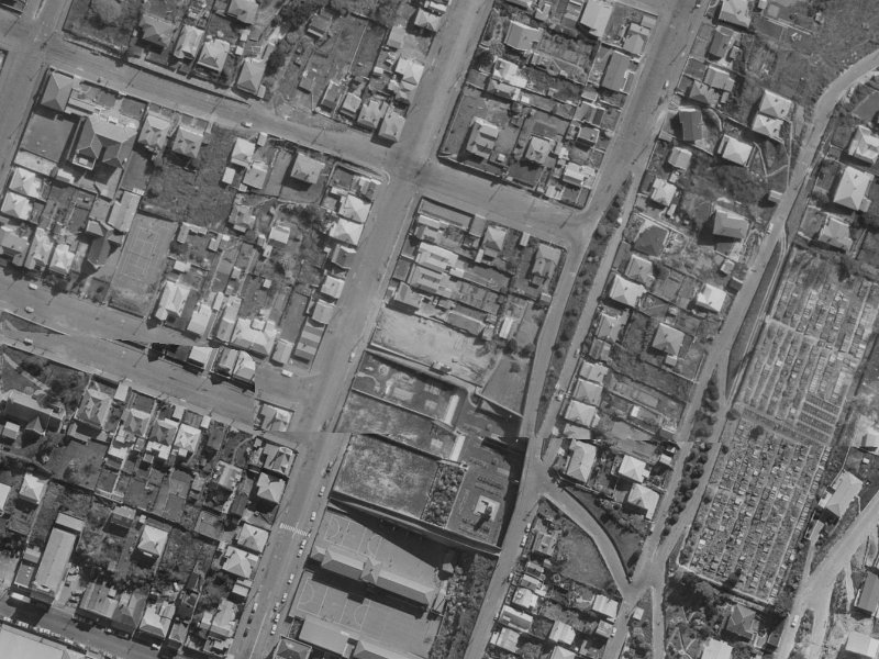 58 Oxford Street from the air, 1970-1974