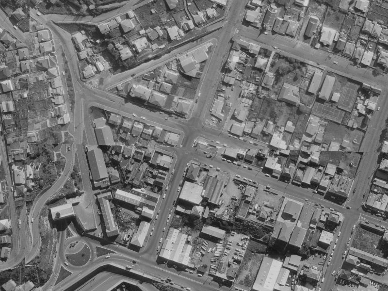 16 Dublin Street from the air, 1970-1974