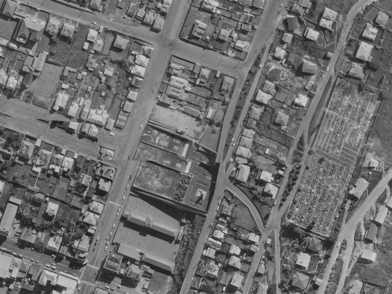 60 Oxford Street from the air, 1970-1974