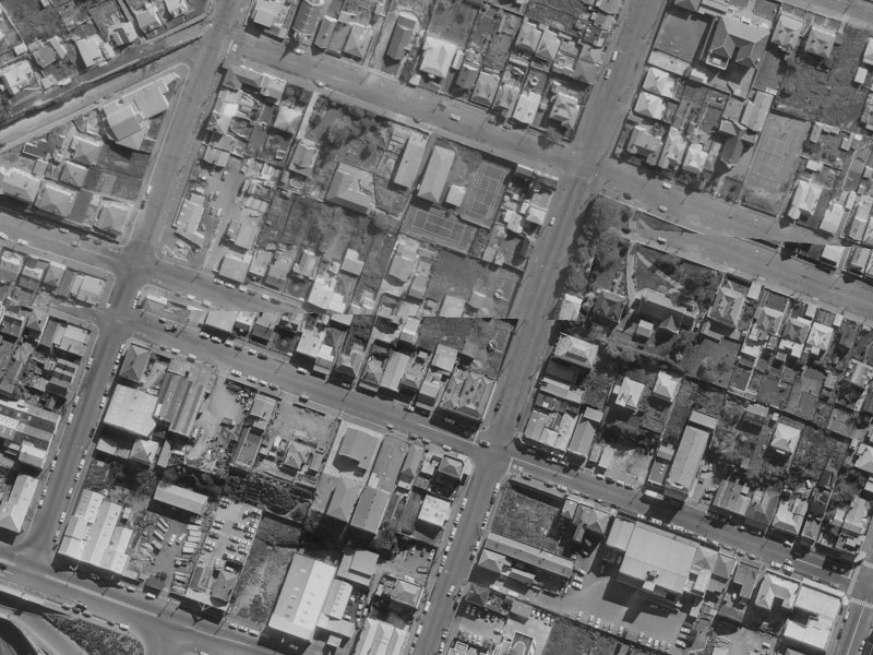 54A London Street from the air, 1970-1974