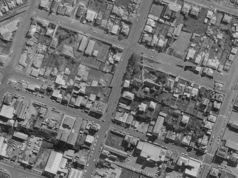 26 Canterbury Street from the air, 1970-1974