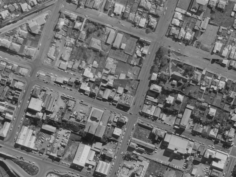 50 London Street from the air, 1970-1974