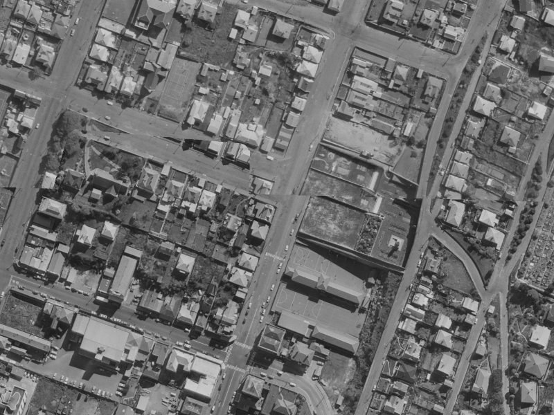 40 Oxford Street from the air, 1970-1974