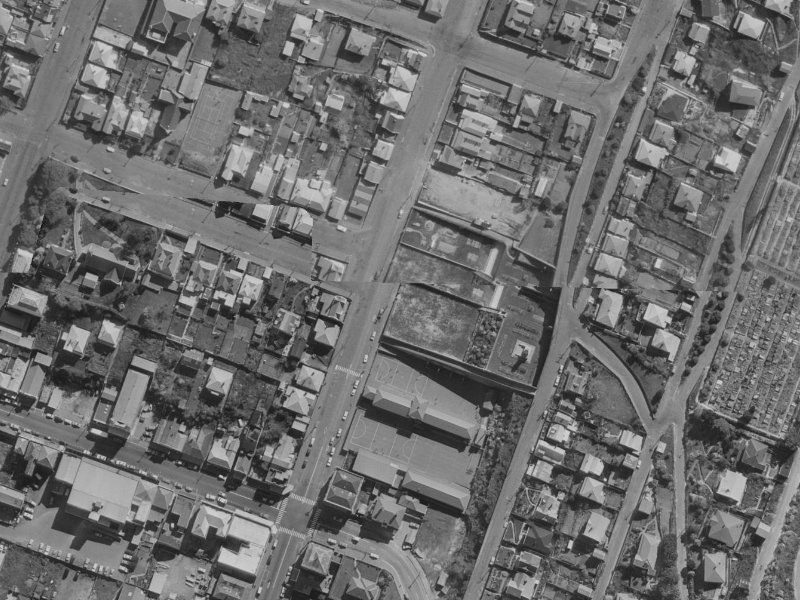 50 Oxford Street from the air, 1970-1974