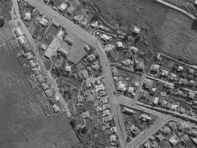 Webb Lane from the air, 1970-1974