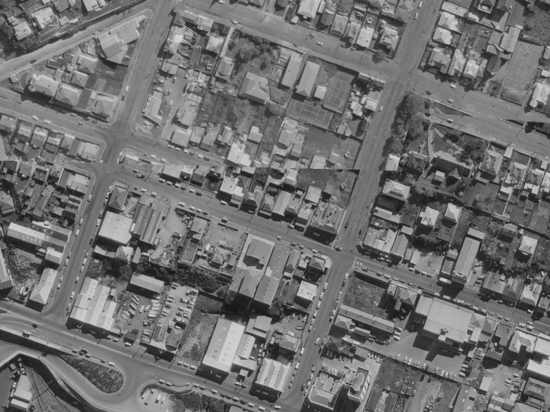 54 London Street from the air, 1970-1974