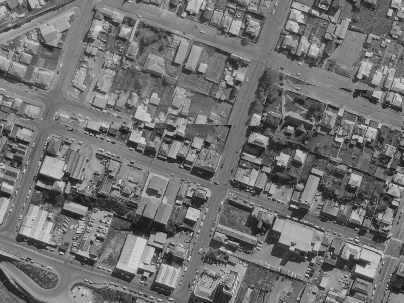 48 London Street from the air, 1970-1974