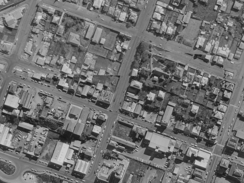 22 Canterbury Street from the air, 1970-1974