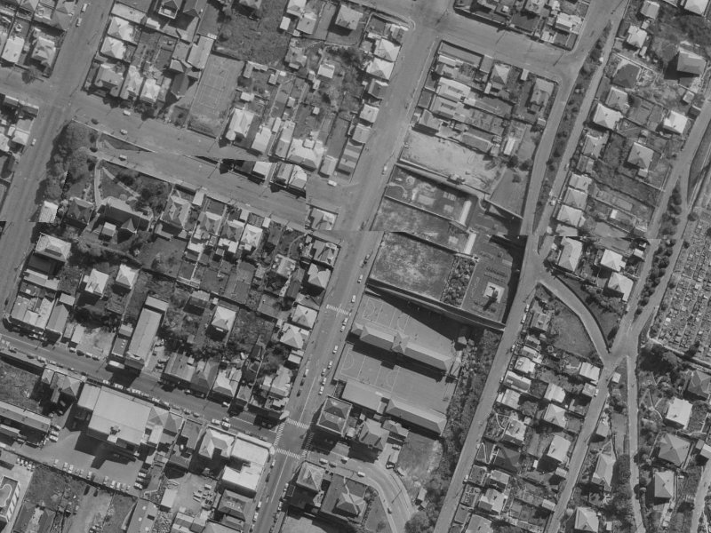 39 Oxford Street from the air, 1970-1974