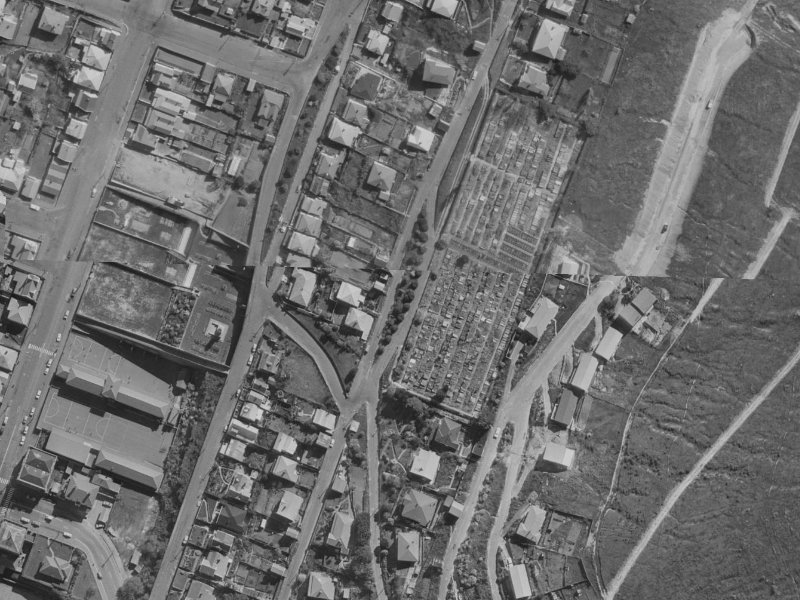 62 Reserve Terrace from the air, 1970-1974