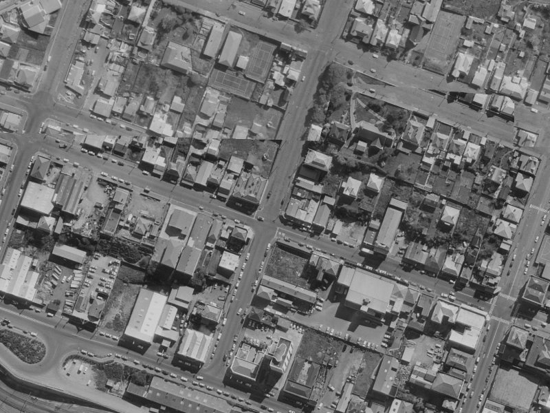 42 London Street from the air, 1970-1974