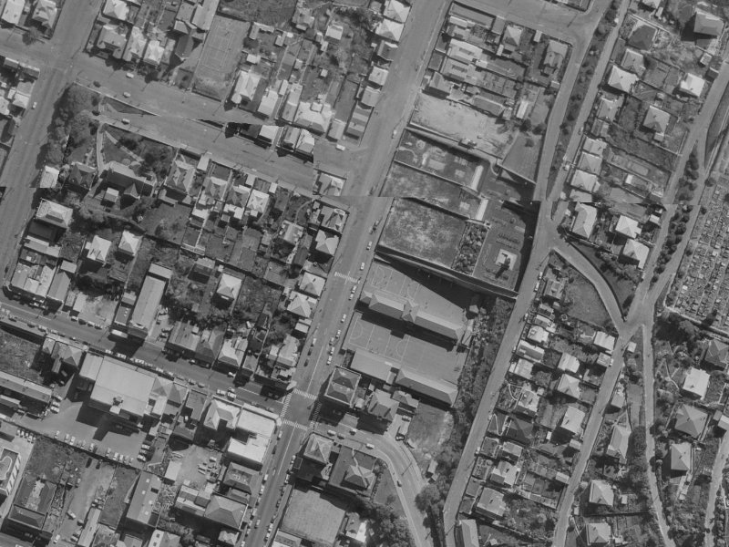 22 Oxford Street from the air, 1970-1974