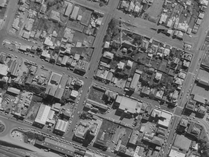 38 London Street from the air, 1970-1974