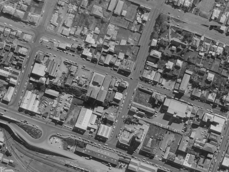 51 London Street from the air, 1970-1974