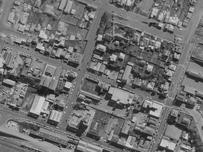 36A London Street from the air, 1970-1974