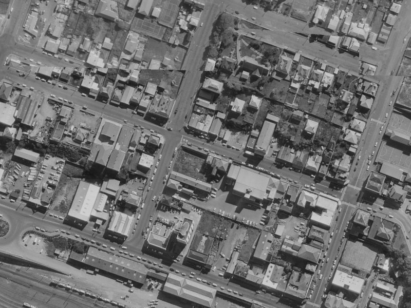 35 London Street from the air, 1970-1974