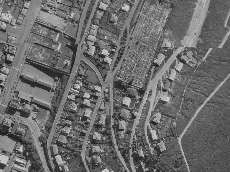 28 Randolph Terrace from the air, 1970-1974