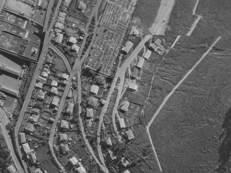 Reserve Terrace from the air, 1970-1974