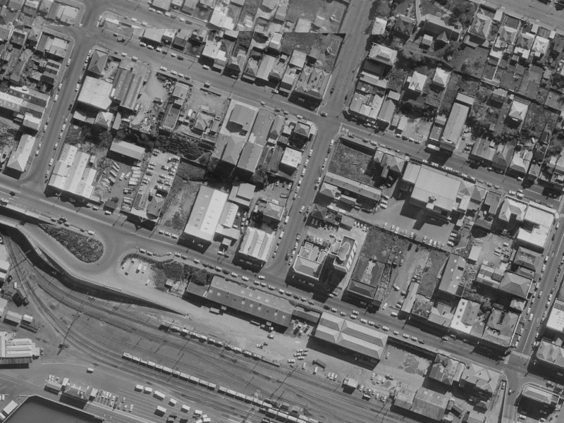 3 Canterbury Street from the air, 1970-1974