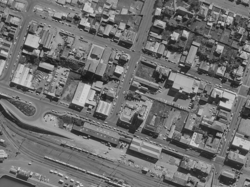 12 Canterbury Street from the air, 1970-1974