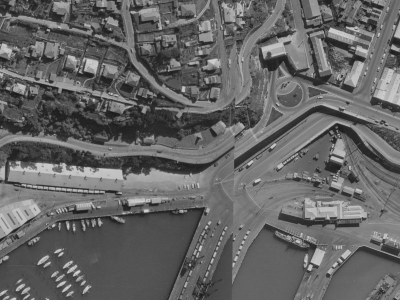 4-6 Simeon Quay from the air, 1970-1974