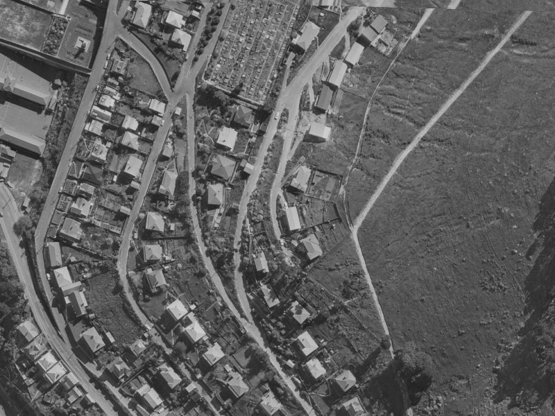 8 Foster Terrace from the air, 1970-1974