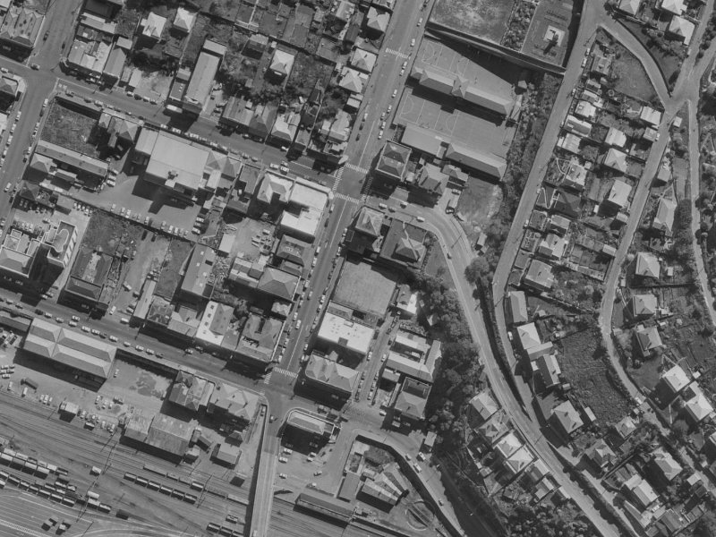 18B Oxford Street from the air, 1970-1974