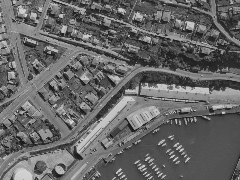 6 Godley Quay from the air, 1970-1974