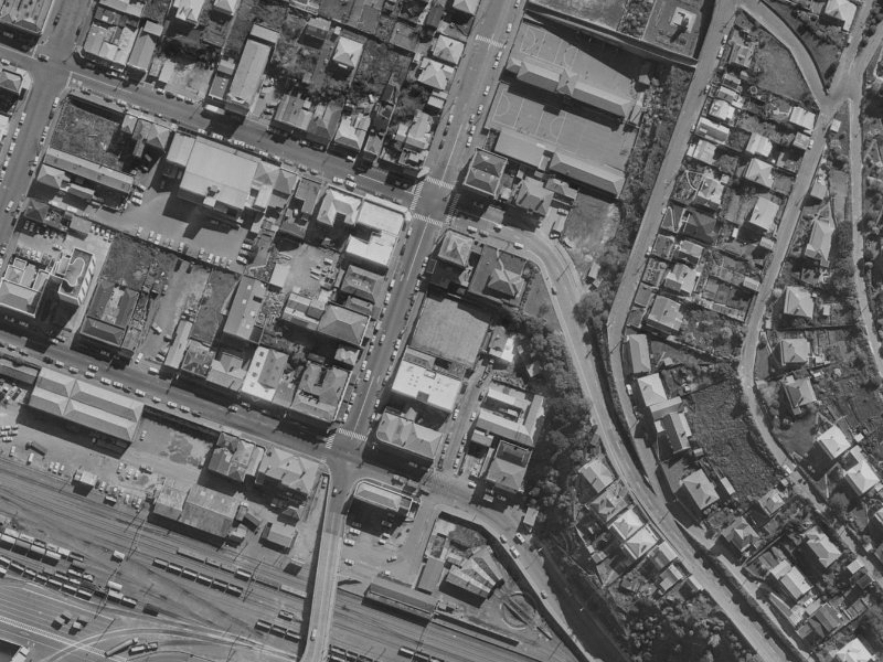 18 Oxford Street from the air, 1970-1974