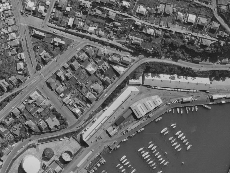 8 Godley Quay from the air, 1970-1974