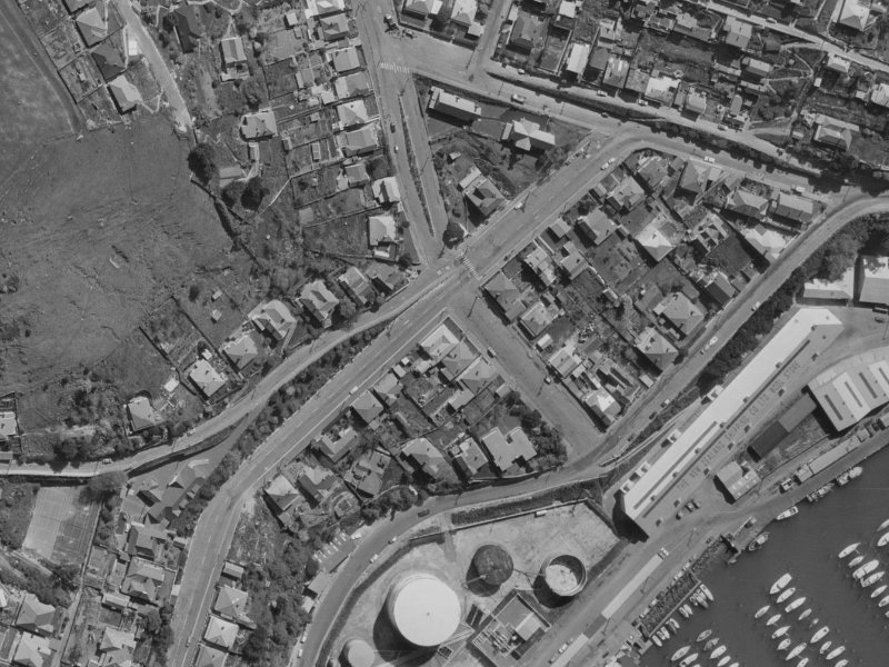 11 Brittan Terrace from the air, 1970-1974