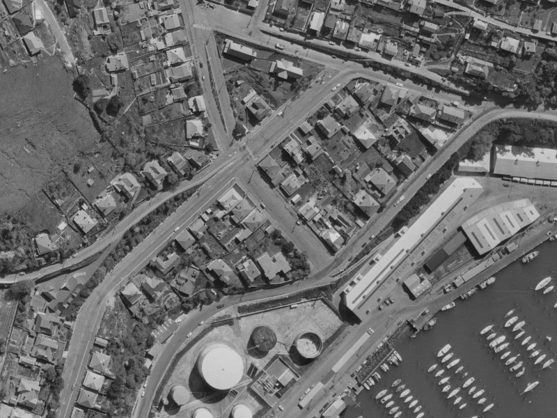 4–8 Voelas Road from the air, 1970-1974