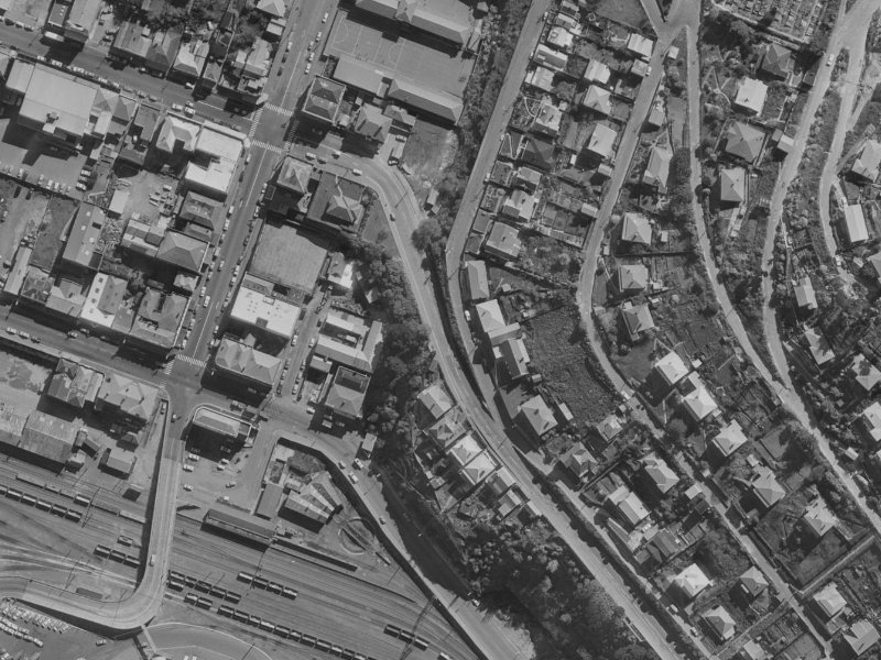 8 Saint Davids Street from the air, 1970-1974