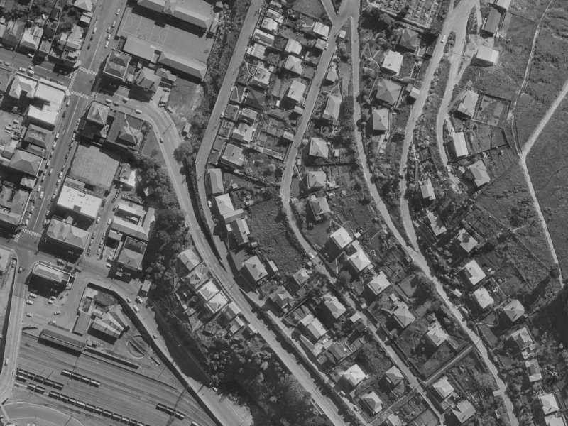 34 Reserve Terrace from the air, 1970-1974