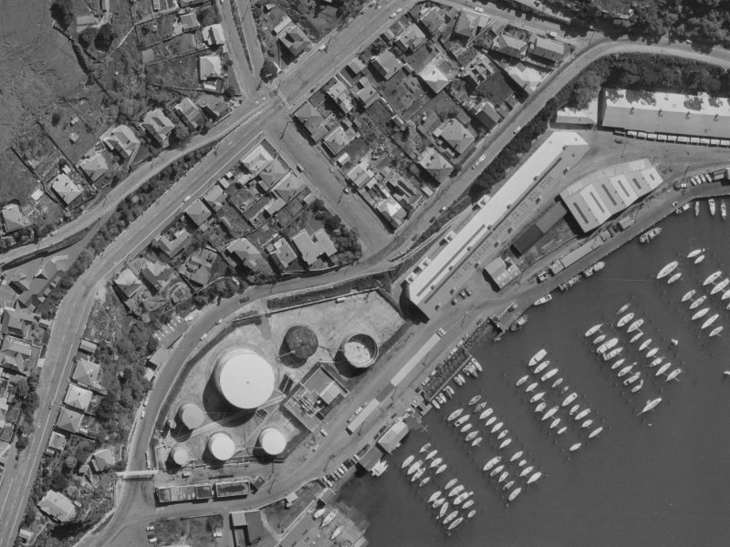 20 Godley Quay from the air, 1970-1974