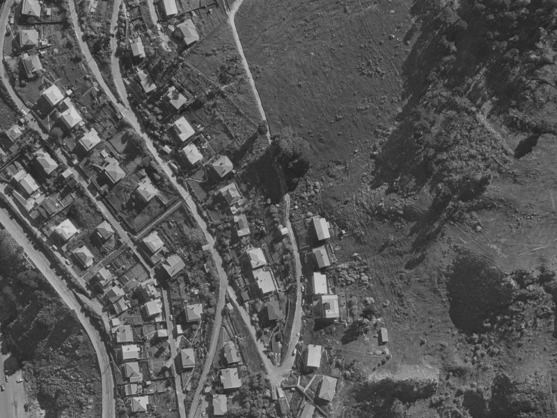 Gilmour Terrace from the air, 1970-1974
