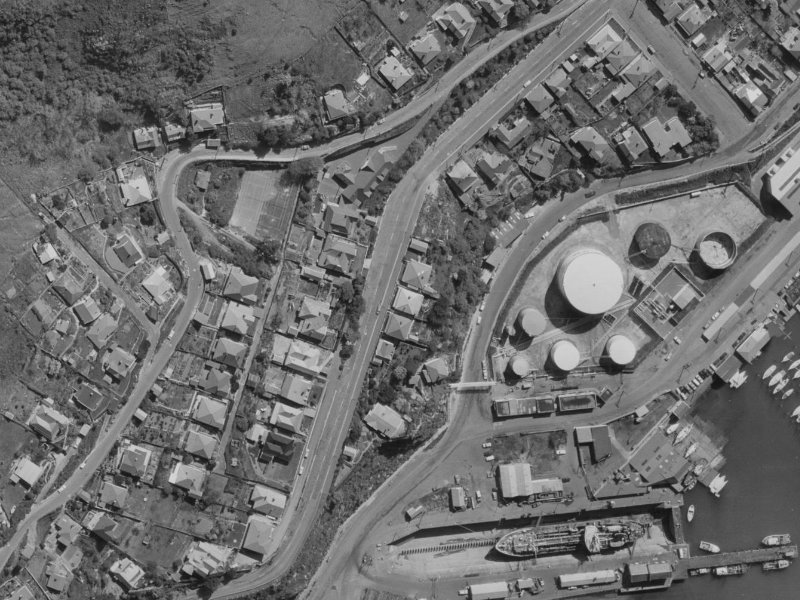 Brittan Terrace from the air, 1970-1974