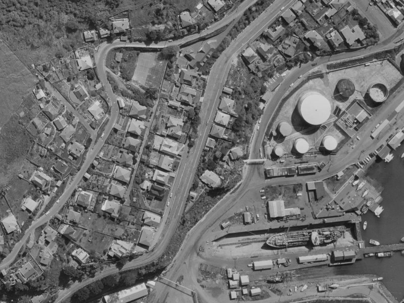 33 Brittan Terrace from the air, 1970-1974