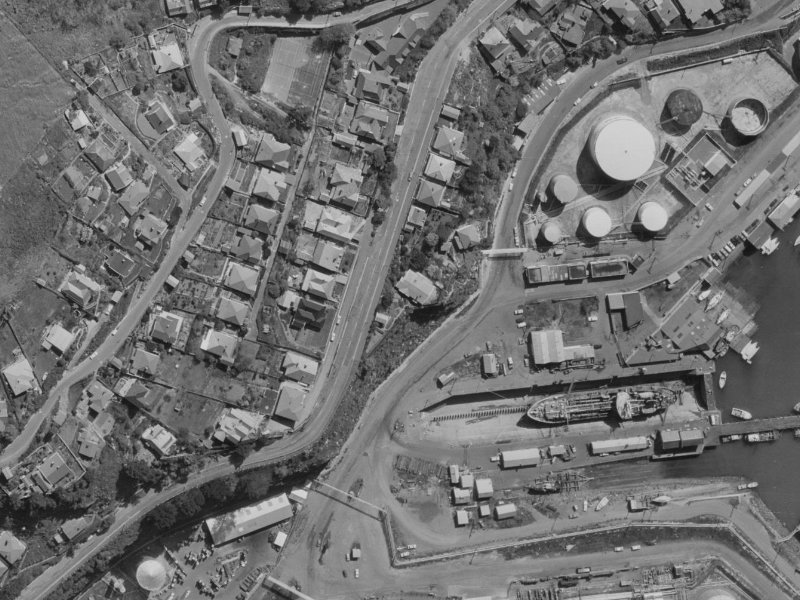 35A Brittan Terrace from the air, 1970-1974