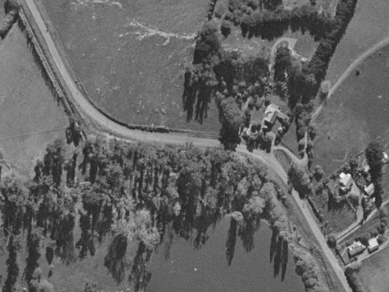 67 Old Tai Tapu Road from the air, 1970-1974