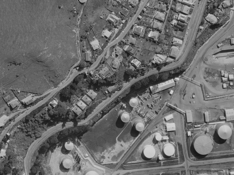 36 Brittan Terrace from the air, 1970-1974