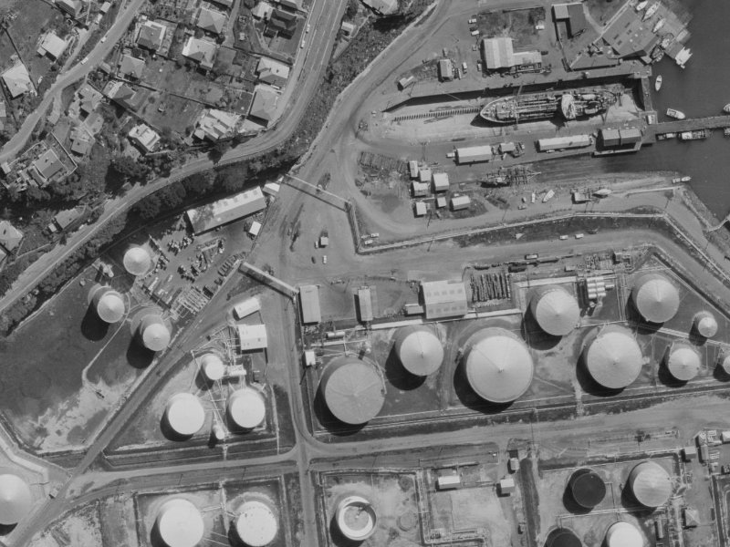 47 Godley Quay from the air, 1970-1974