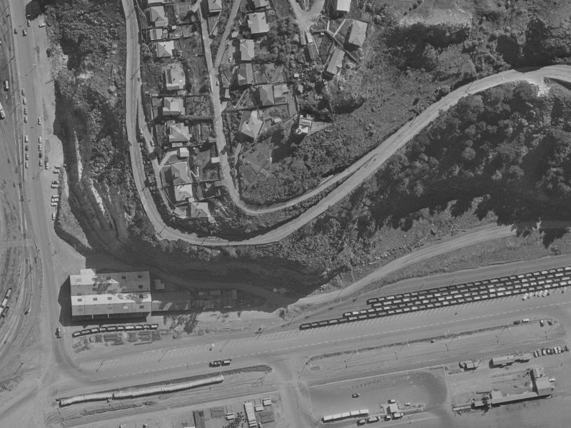 1–9 Reserve Terrace from the air, 1970-1974