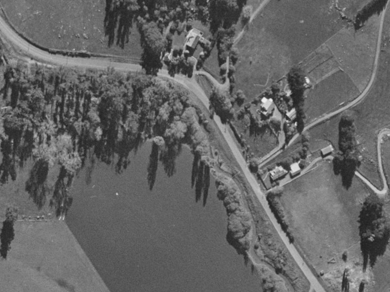 50 Old Tai Tapu Road from the air, 1970-1974