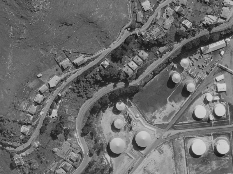 44 Brittan Terrace from the air, 1970-1974